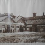 Regia Scuola Tecnico-Industriale (attuale I.I.S. Cravetta-Marconi, ex-Ipsia), Cortile Interno. Foto d’epoca 1924