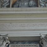 Palazzo Muratori-Cravetta, facciata Sud. Didascalia Duchessa Ludovica di Savoia