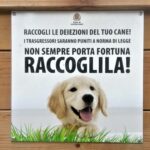 Insegna Municipale Raccolta Deiezioni Canine (II Tipo)