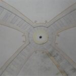 Cappella S. Grato, Regione Sprina/Moiacuto, interno. Decorazione a Costoloni della Cupola