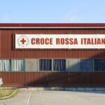 Sede Croce Rossa Italiana (CRI) di Savigliano, via Stevano. Facciata Nord, lato Piazzale AVIS