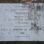 Parco Nenni, Epigrafe 40° Ann. Resistenza (1945-1985)