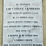 Via Torino, Epigrafe Casa Natale Don F. Cuniberti