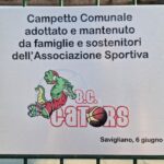 Campetto Comunale per Skateboard e Basket, Piazzale AVIS angolo via Stevano. Targa Associazione Sportiva “Gators” 2015