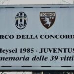 Insegna Dedicazione “Parco della Concordia – Heysel 1985″