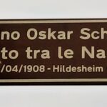 Insegna Dedicazione Giardino “Oskar Schindler”